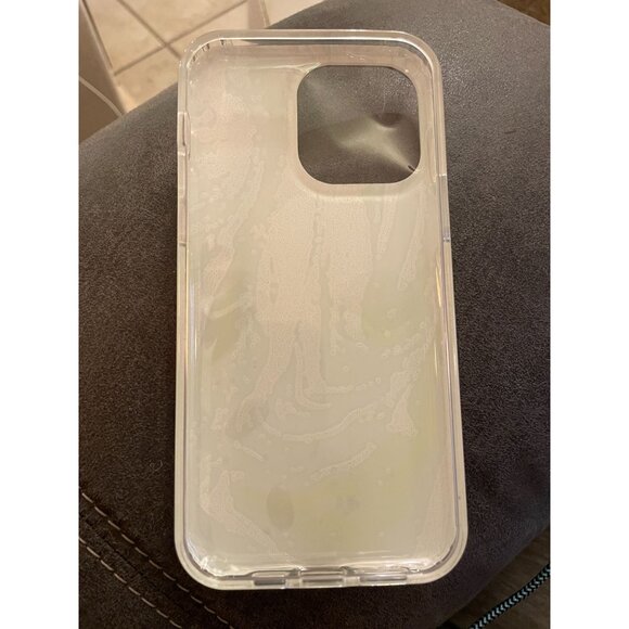 case for iPhone 14 pro max 6.7" gold & blue marble liquid art glitter - Picture 2 of 6